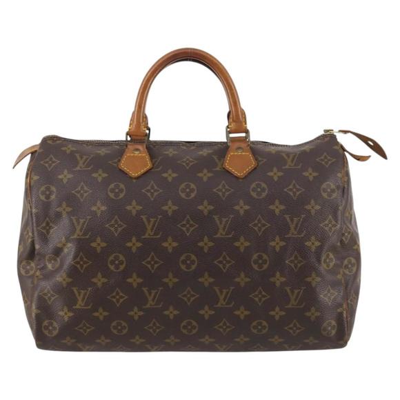 LOUIS VUITTON Monogram Speedy 35 Hand Bag M41524 LV Auth 141794 - Picture 13 of 16